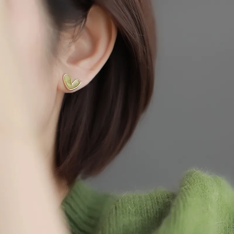 QIANFANGDAHUANGYE Resin Stud Earrings Women's-1