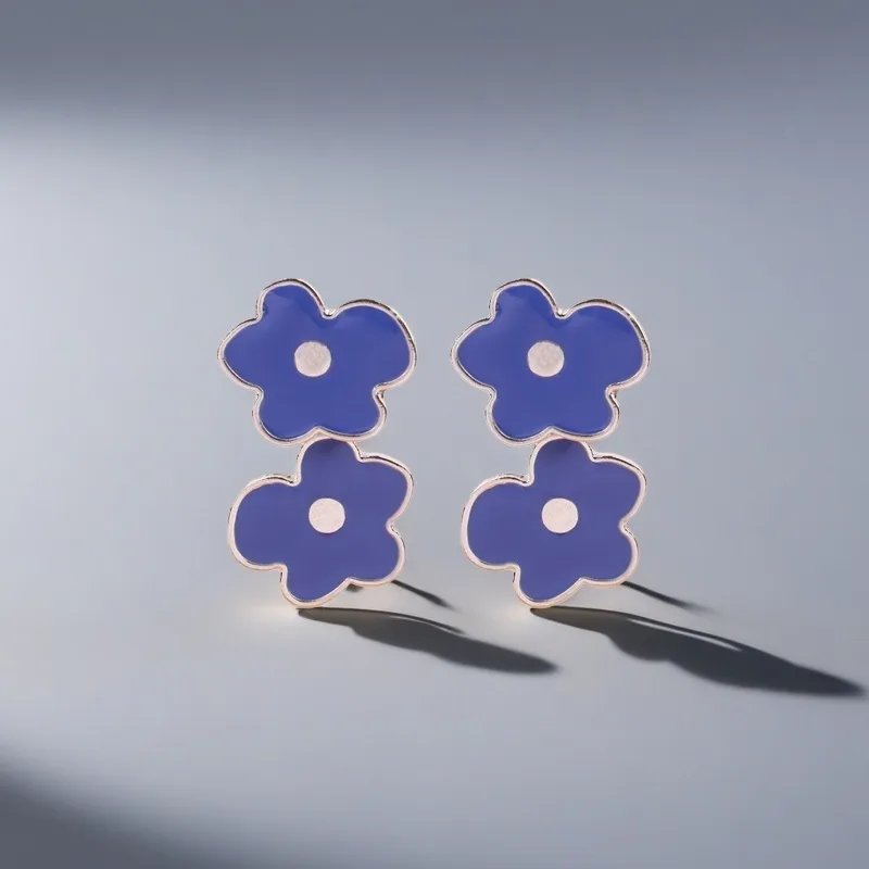 QIANFANGDAHUANGYE Alloy Earrings Women's-3