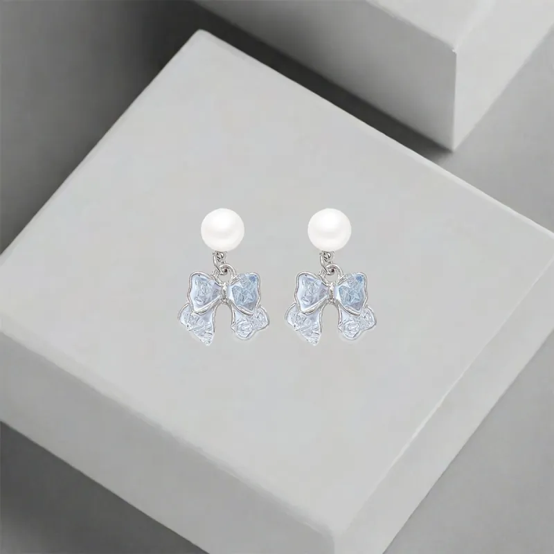QIANFANGDAHUANGYE Zircon Earrings Women's-2