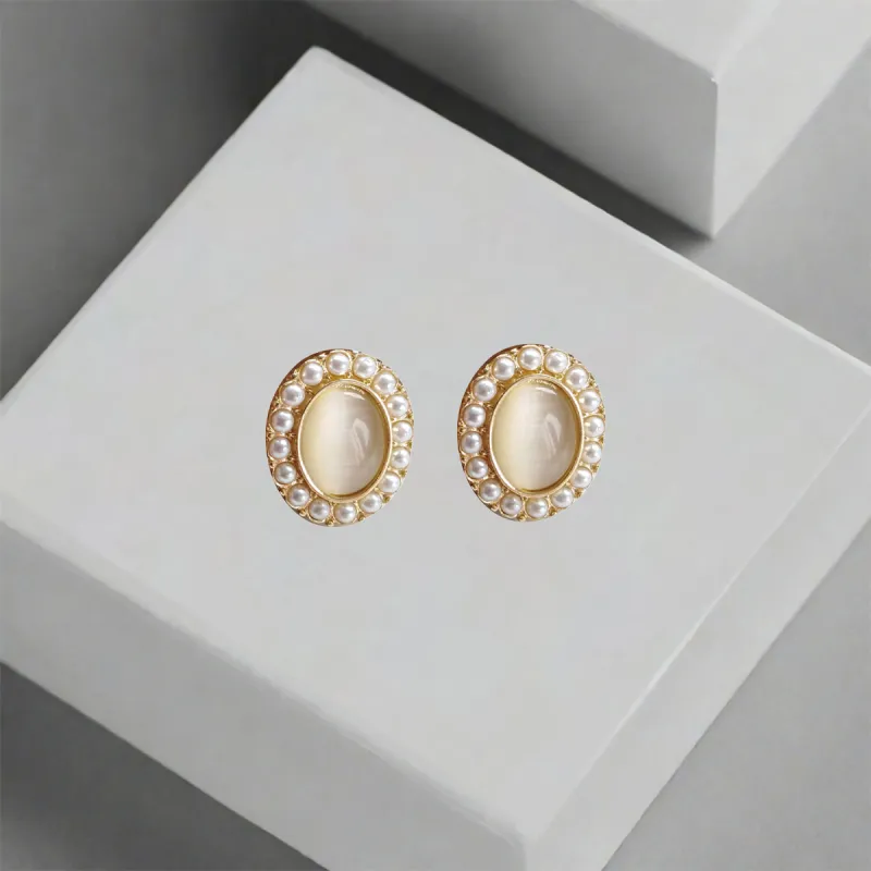 QIANFANGDAHUANGYE Resin Stud Earrings Women's-3