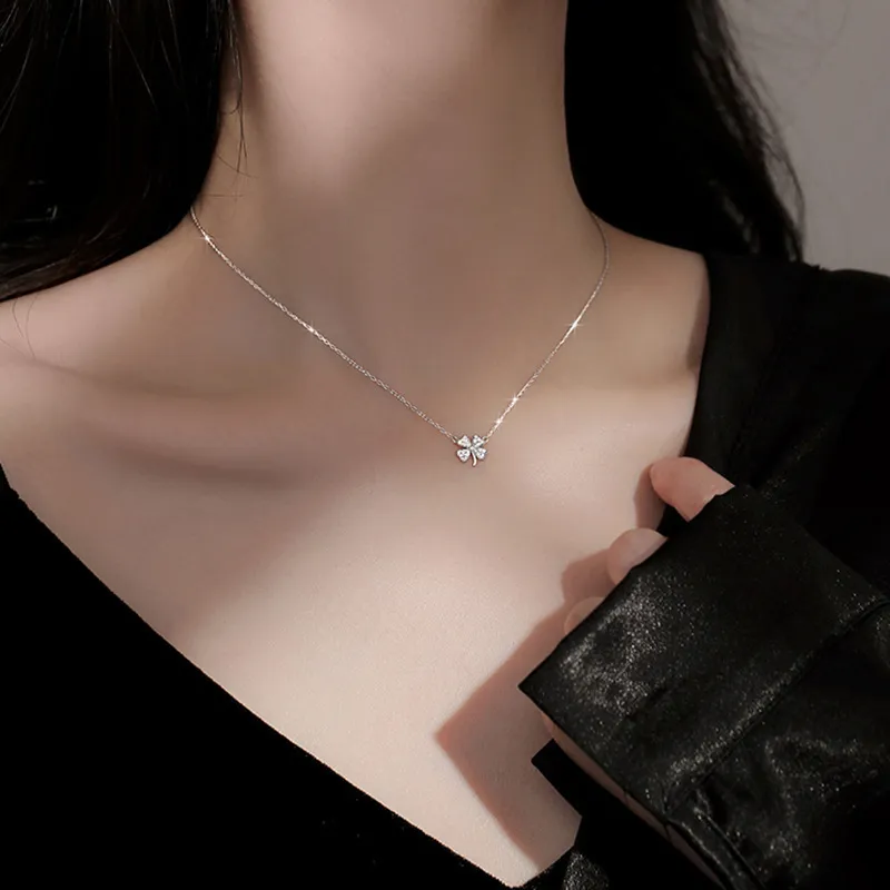 QIANFANGDAHUANGYE Zircon Necklaces Women's-1