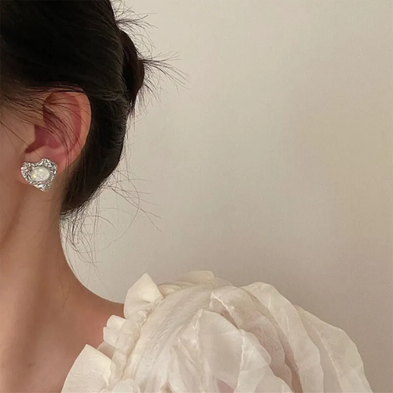 QIANFANGDAHUANGYE Alloy Stud Earrings Women's-1