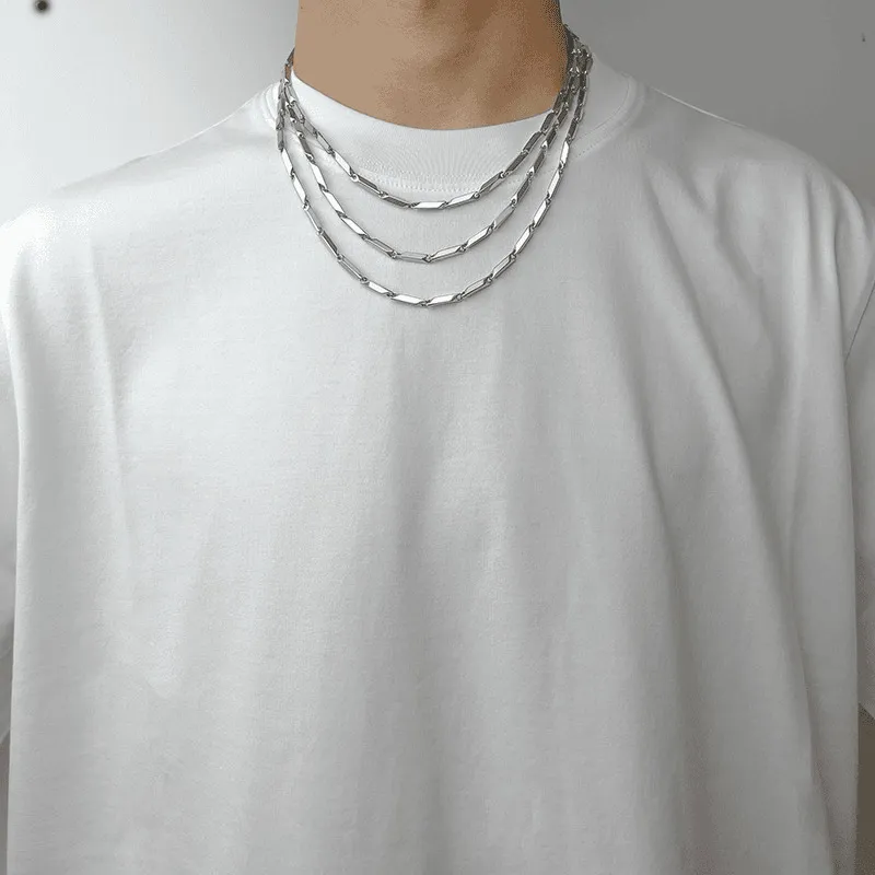 QIANFANGDAHUANGYE Alloy Necklaces Men's-1