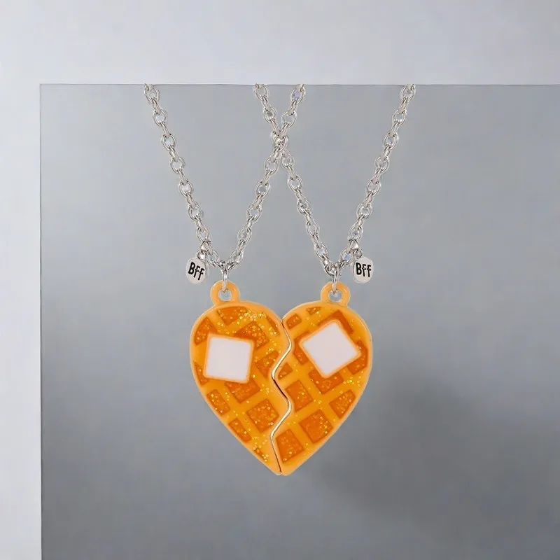 QIANFANGDAHUANGYE Alloy Resin Necklaces Unisex-5