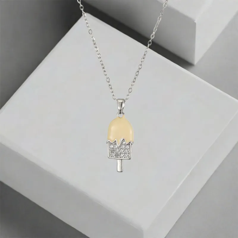QIANFANGDAHUANGYE Zircon Necklaces Women's-2