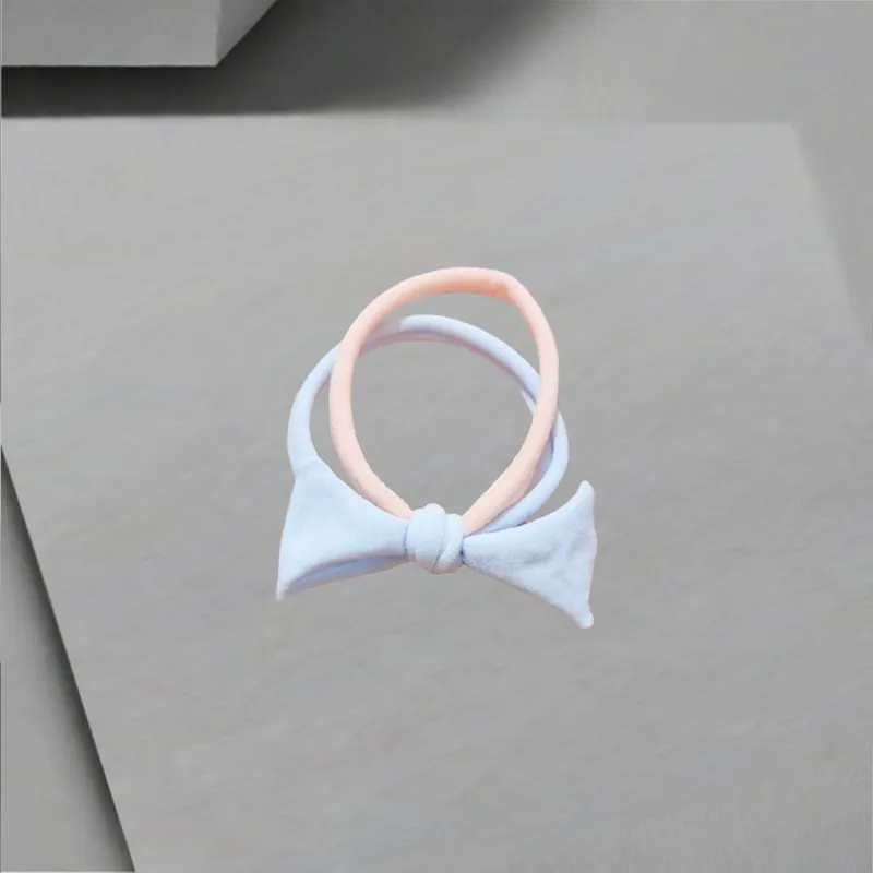 QIANFANGDAHUANGYE Cotton Linen Blend Hair Tie Women's-2