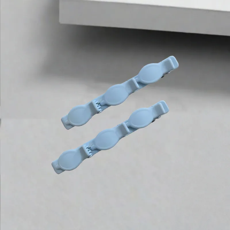 QIANFANGDAHUANGYE Acrylic/Resin Blue Hair Clip Women's-4