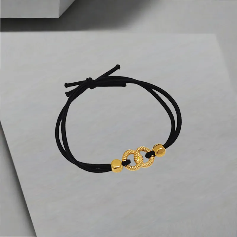 QIANFANGDAHUANGYE Fabric Hair Tie Women's-2