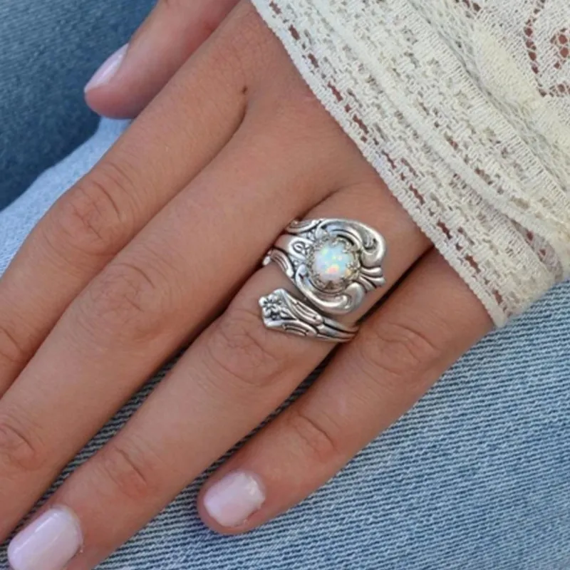 QIANFANGDAHUANGYE Alloy Rings Unisex-5