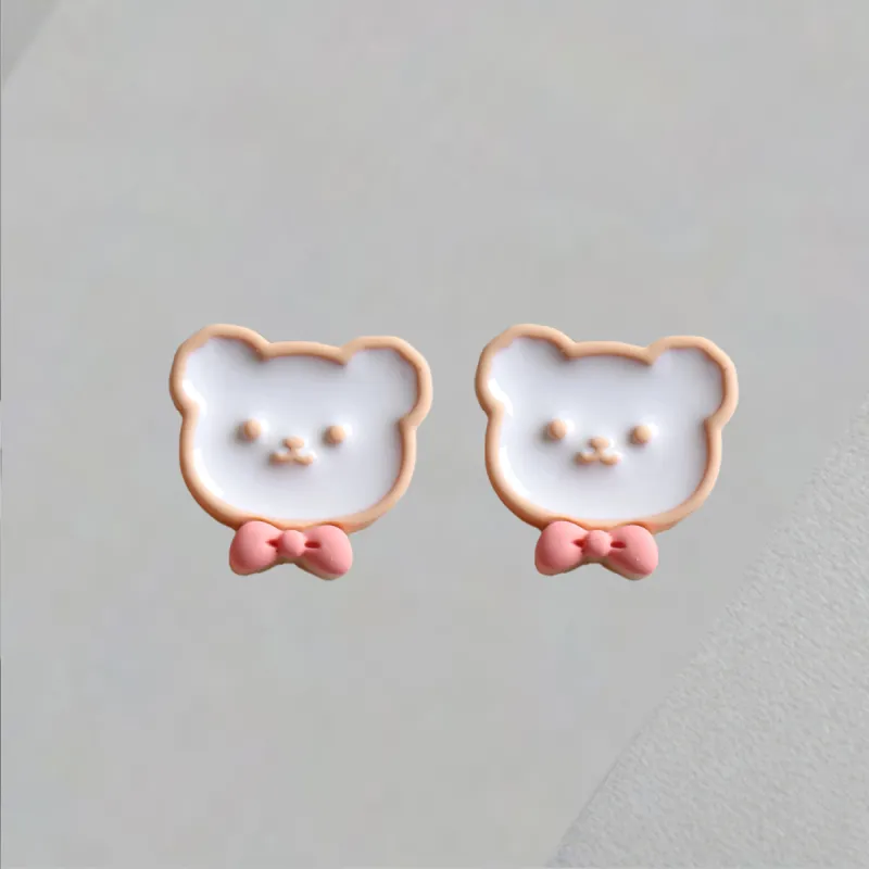 QIANFANGDAHUANGYE Oil Drip Stud Earrings Women's-6