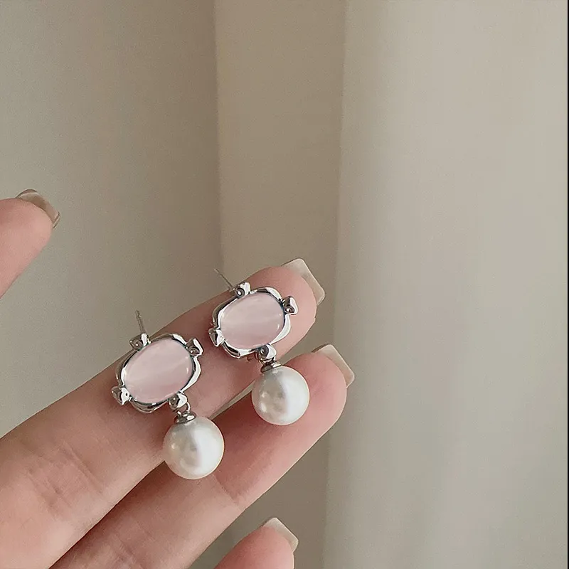 QIANFANGDAHUANGYE Zircon Earrings Women's-2