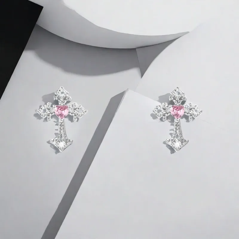QIANFANGDAHUANGYE Alloy/titanium Steel Stud Earrings Women's-6