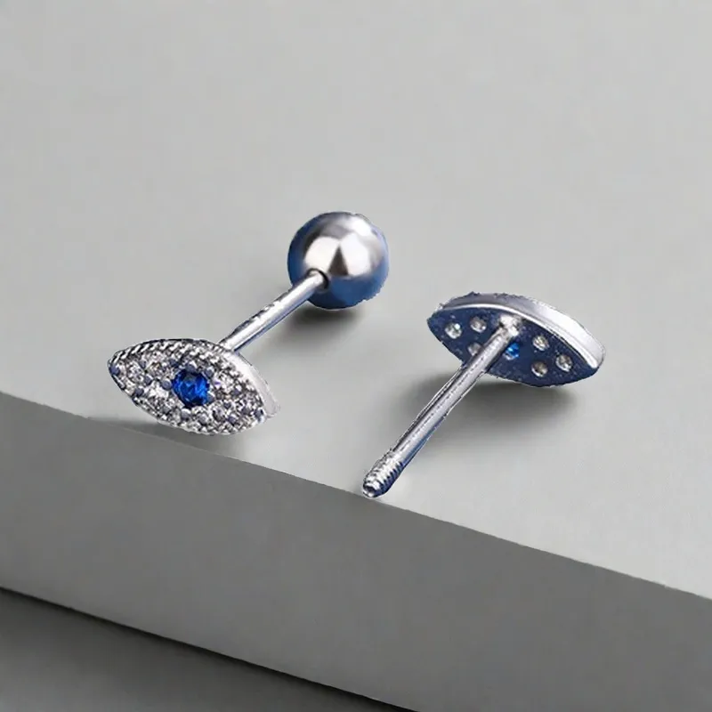 QIANFANGDAHUANGYE Zircon Stud Earrings Women's-5