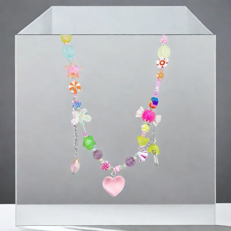 QIANFANGDAHUANGYE Alloy/Resin Necklaces Women's-3