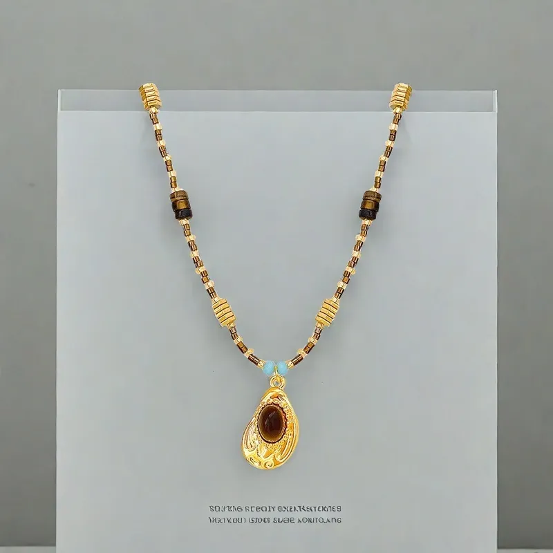 QIANFANGDAHUANGYE Alloy/Resin Necklaces Women's-3