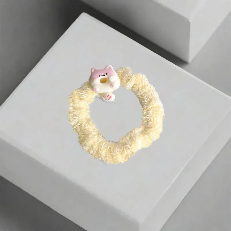 QIANFANGDAHUANGYE Resin Hair Tie Women's-2