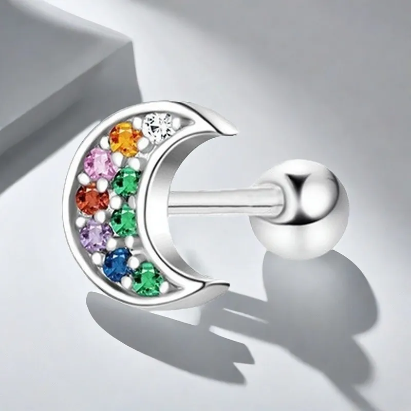 QIANFANGDAHUANGYE Alloy Stud Earrings Unisex-3