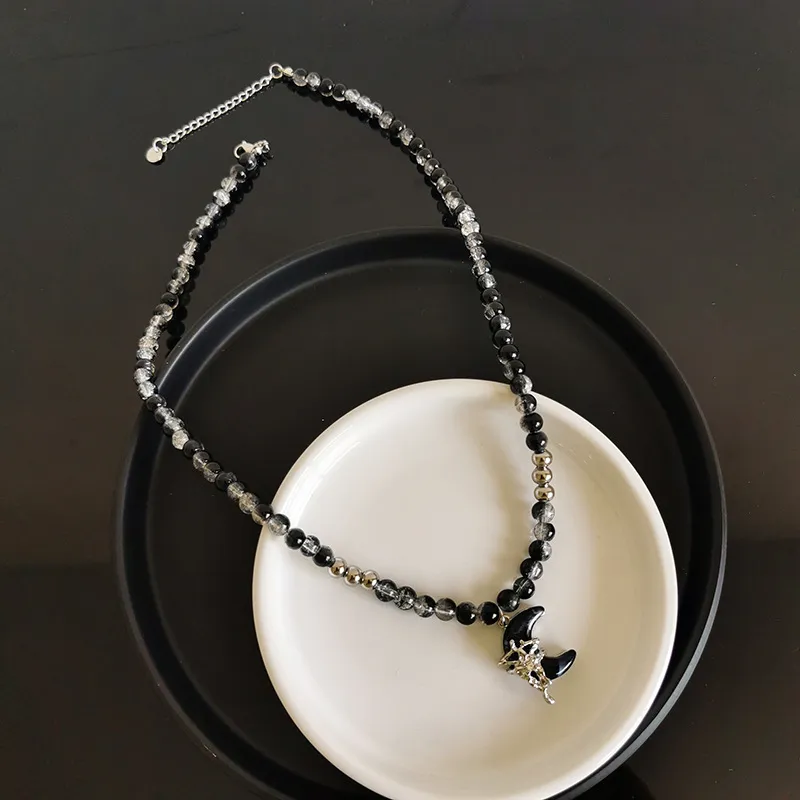 QIANFANGDAHUANGYE Alloy Glass Necklaces Women's-1
