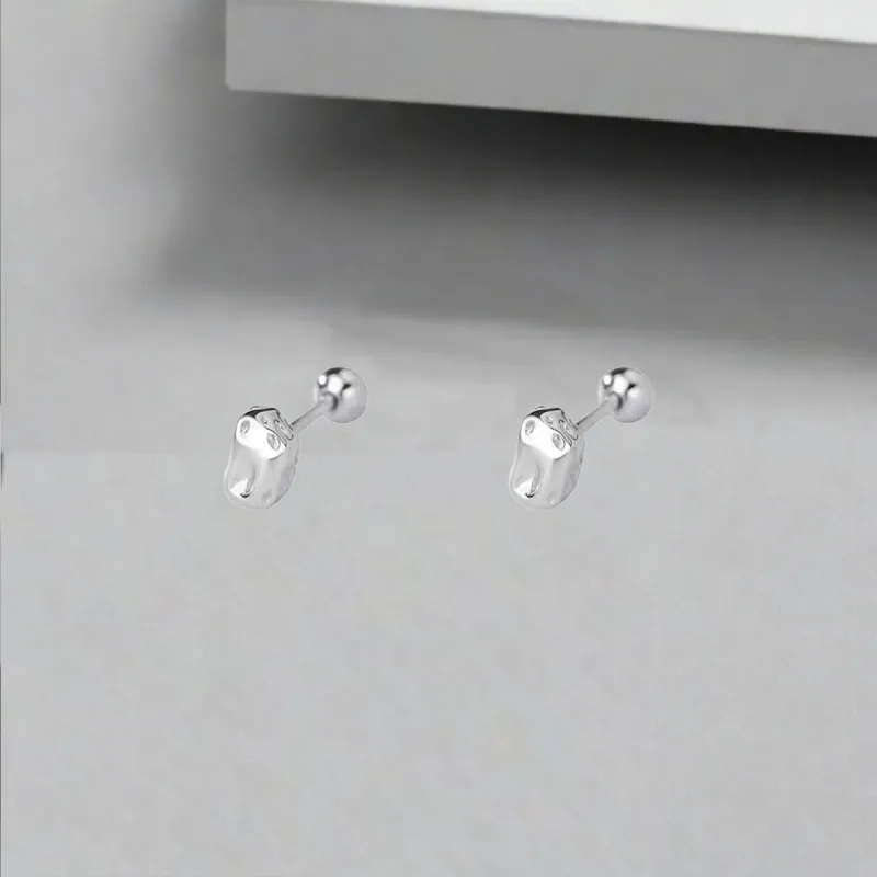 QIANFANGDAHUANGYE Alloy Stud Earrings Unisex-4