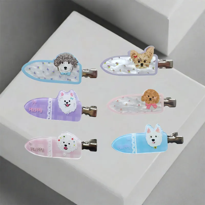 QIANFANGDAHUANGYE Resin Hair Clips Women's-21