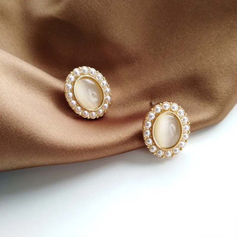 QIANFANGDAHUANGYE Resin Stud Earrings Women's-2