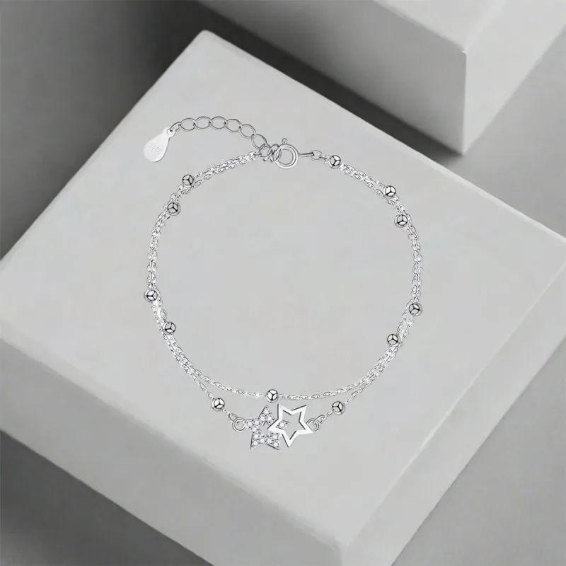 QIANFANGDAHUANGYE Zircon Bracelets Women's-4