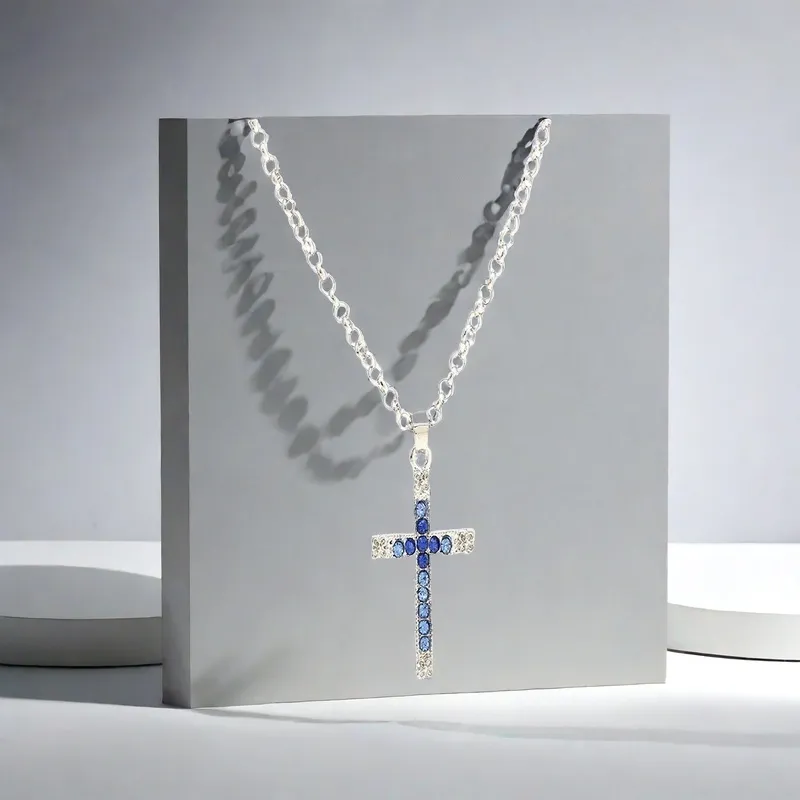 QIANFANGDAHUANGYE Alloy Zircon Necklaces Unisex-2