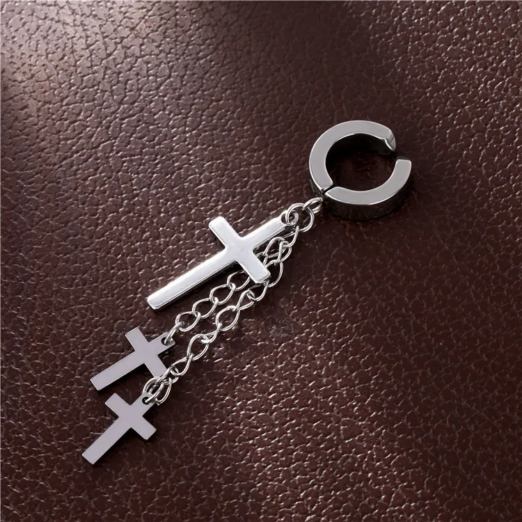 QIANFANGDAHUANGYE Alloy Clip On Earrings Unisex-5