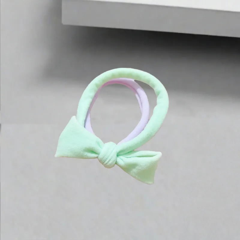 QIANFANGDAHUANGYE Cotton Linen Blend Hair Tie Women's-3