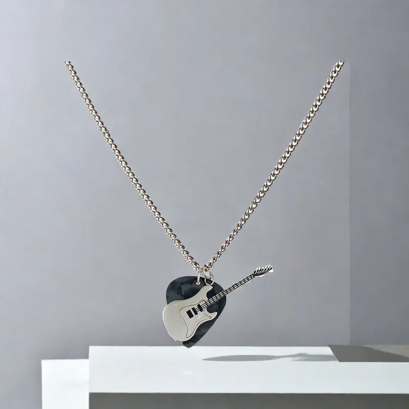 QIANFANGDAHUANGYE Alloy Necklaces Unisex Silver-3