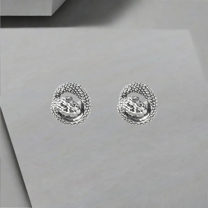QIANFANGDAHUANGYE Alloy Stud Earrings Unisex-5