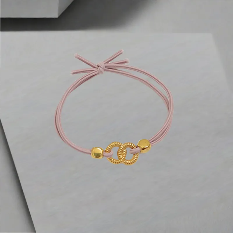 QIANFANGDAHUANGYE Fabric Hair Tie Women's-4