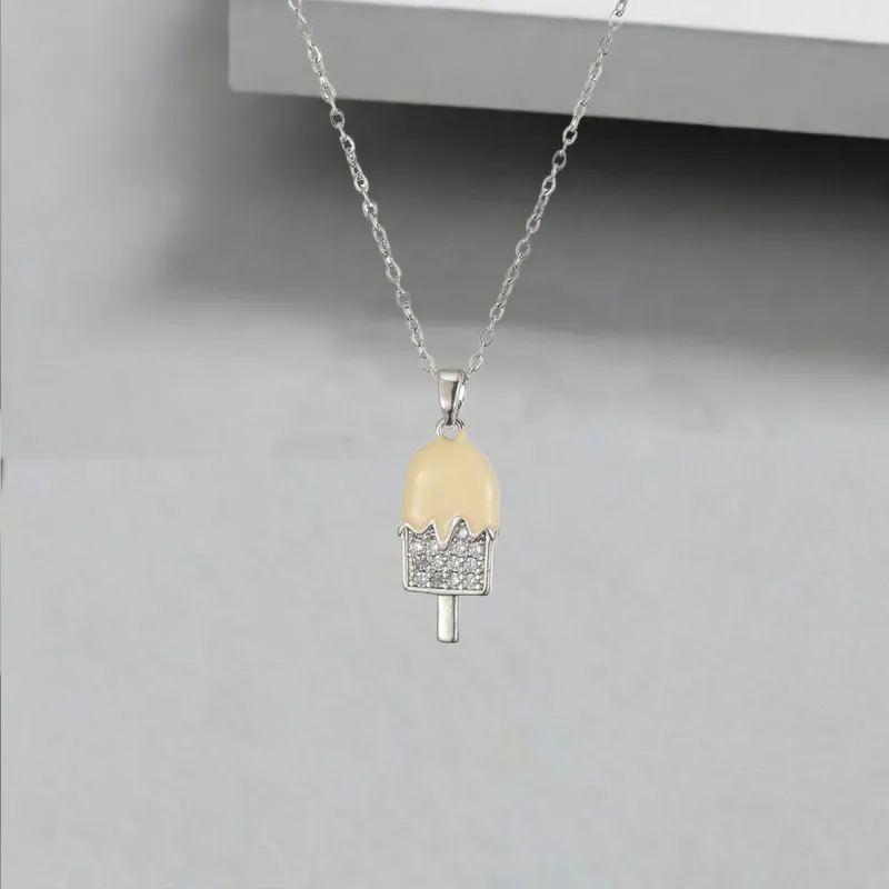 QIANFANGDAHUANGYE Zircon Necklaces Women's-3
