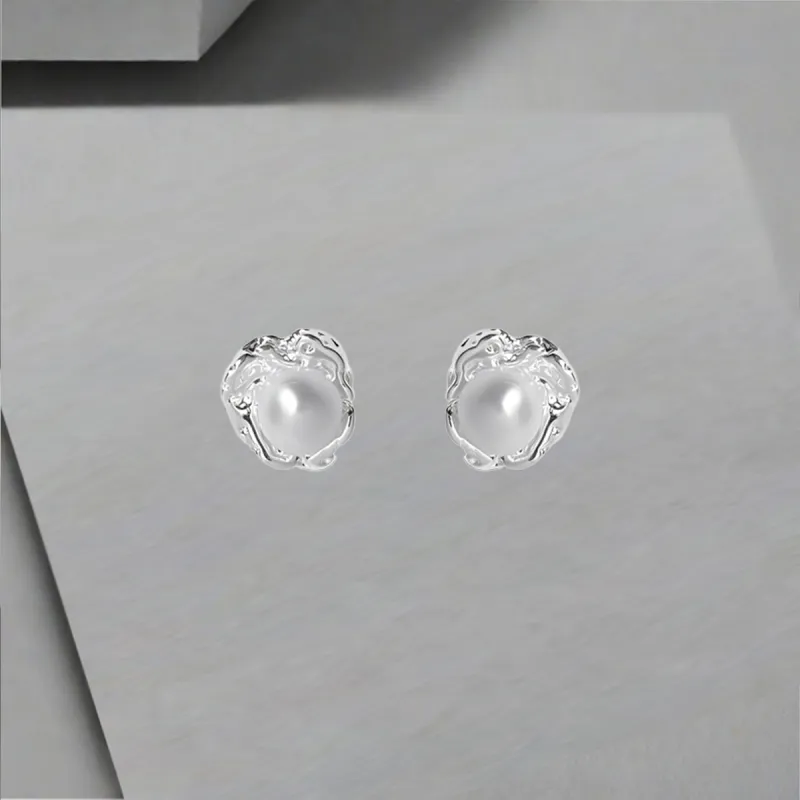 QIANFANGDAHUANGYE Alloy Stud Earrings Women's-3