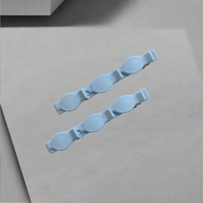 QIANFANGDAHUANGYE Acrylic/Resin Blue Hair Clip Women's-2