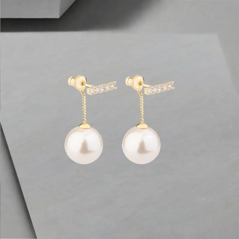 QIANFANGDAHUANGYE Zircon Earrings Women's-2