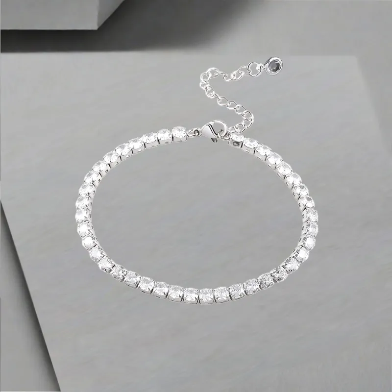 QIANFANGDAHUANGYE 925 Sterling Silver Bracelets Women's-3