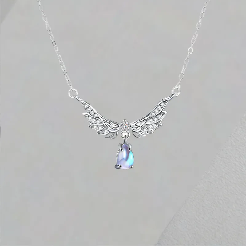 QIANFANGDAHUANGYE Zircon Necklaces Women's-4