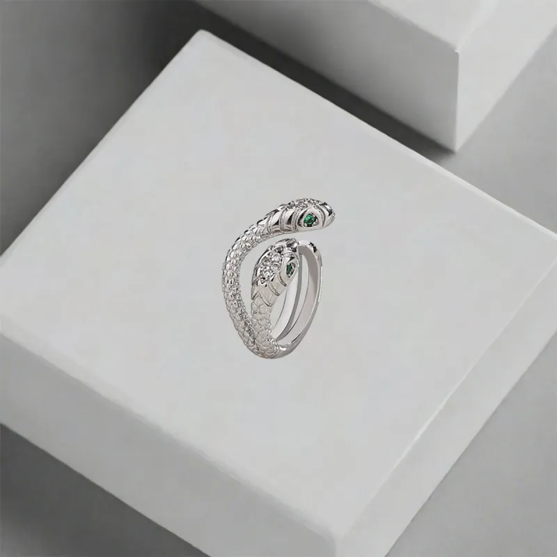 QIANFANGDAHUANGYE Zircon Clip-On Earrings Unisex-2