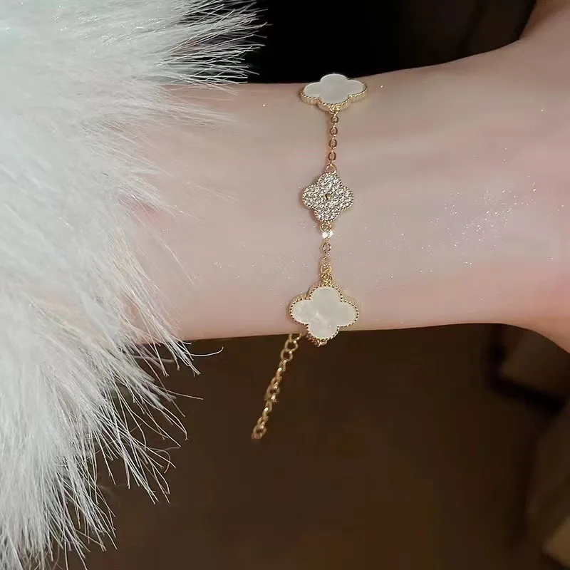 QIANFANGDAHUANGYE Zircon Bracelets Women's-1