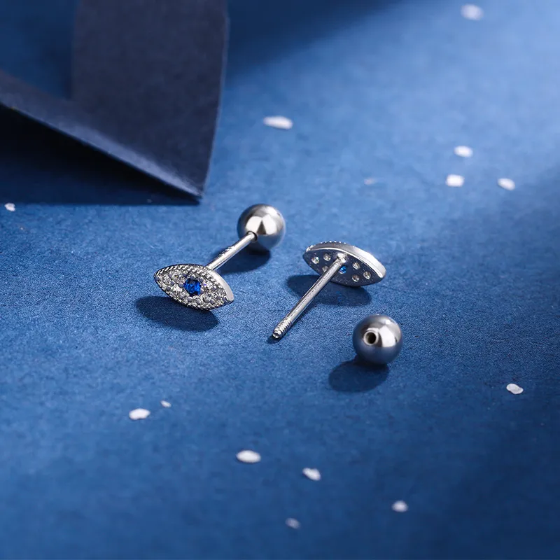 QIANFANGDAHUANGYE Zircon Stud Earrings Women's-2