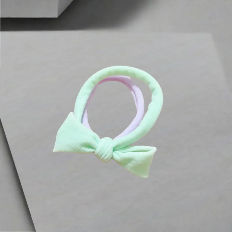 QIANFANGDAHUANGYE Cotton Linen Blend Hair Tie Women's-5