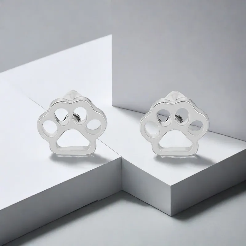 QIANFANGDAHUANGYE S925 Silver Stud Earrings Women's-4