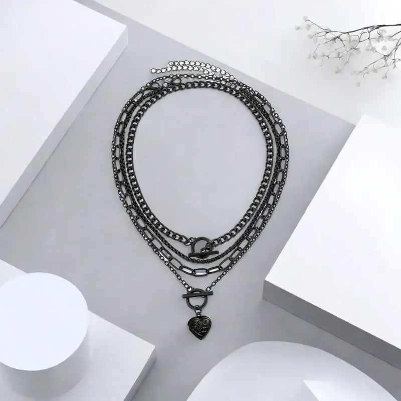 QIANFANGDAHUANGYE Alloy Necklaces Women's-5