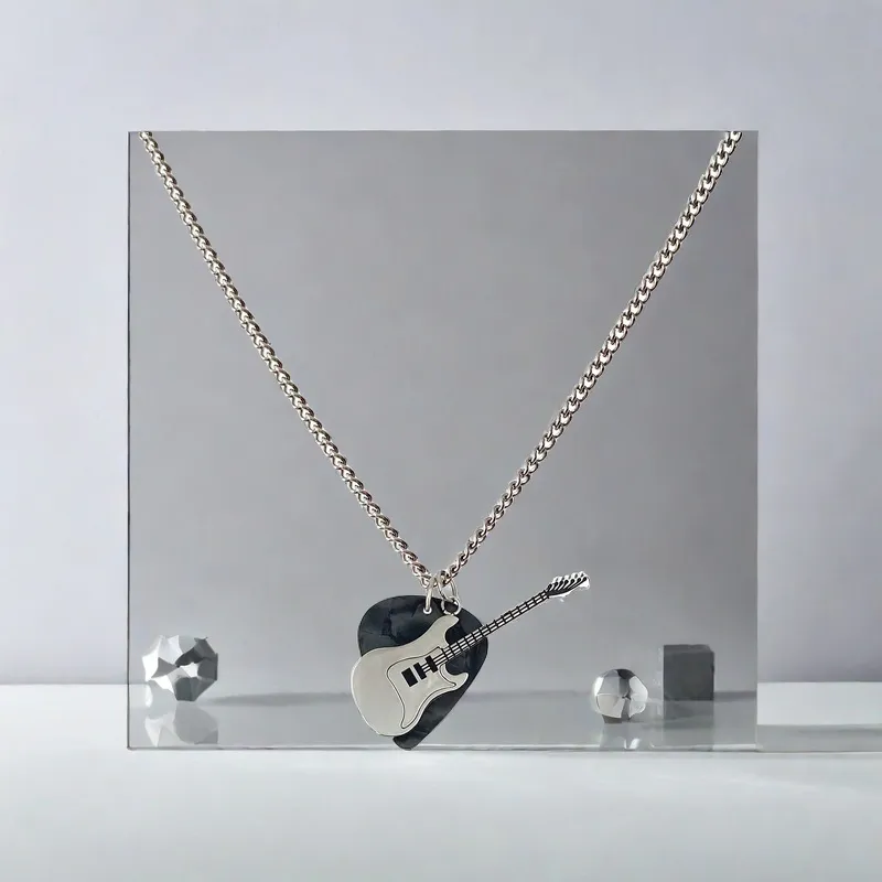 QIANFANGDAHUANGYE Alloy Necklaces Unisex Silver-4