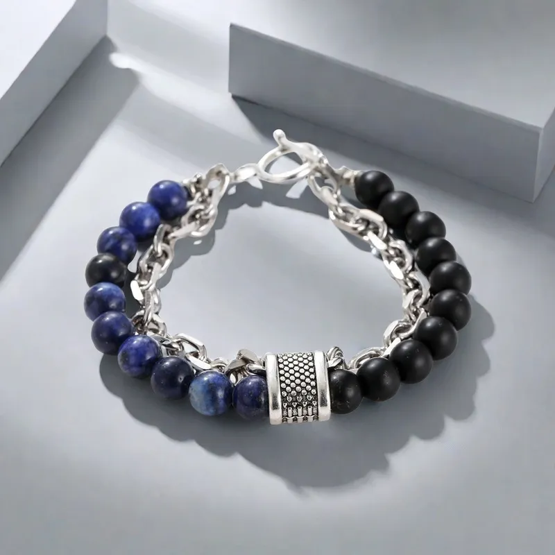 QIANFANGDAHUANGYE Alloy Bracelets Unisex-5