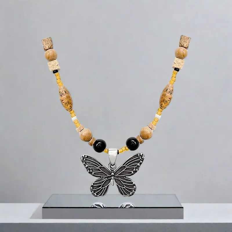 QIANFANGDAHUANGYE Alloy/Resin Necklaces Women's-5