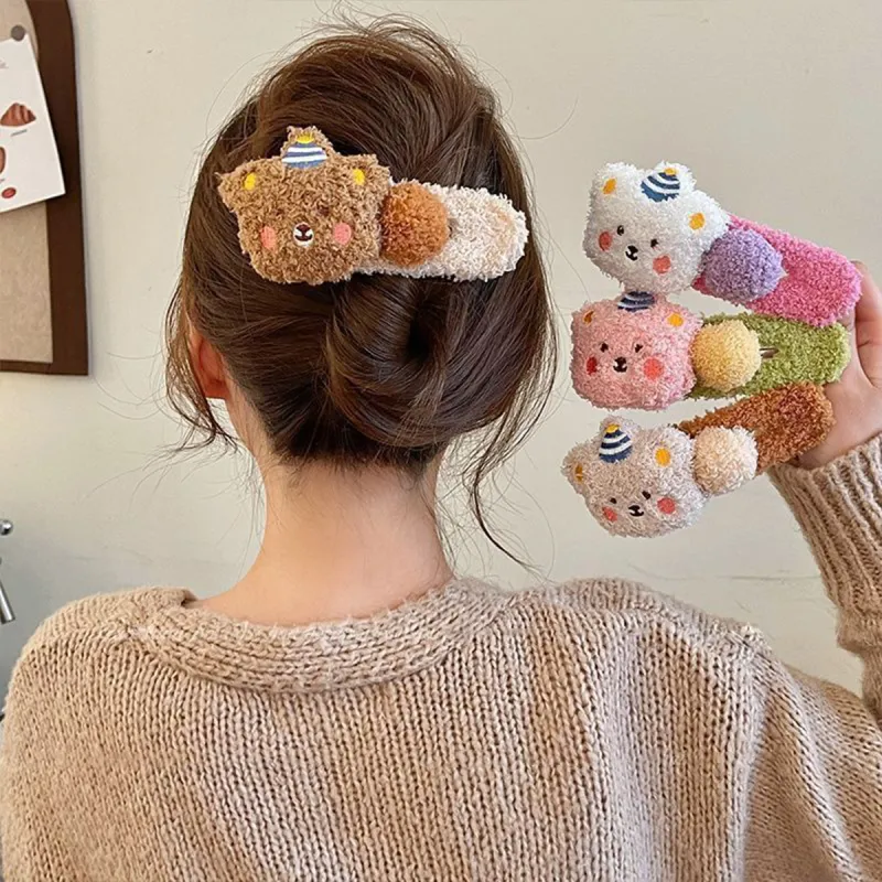 QIANFANGDAHUANGYE Polyester Hair Clips Women's-15