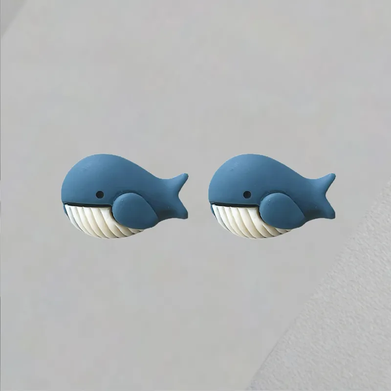 QIANFANGDAHUANGYE Resin Stud Earrings Women's-5