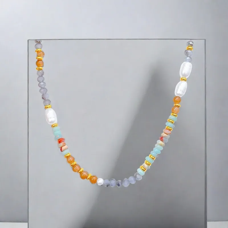 QIANFANGDAHUANGYE Resin Necklaces Women's-4